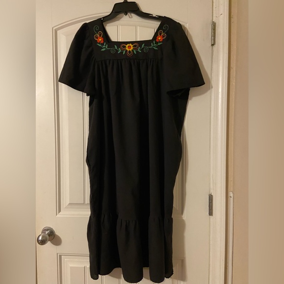 Just for Women Dresses & Skirts - Women’s Just for Women Brand Black Floral Maxi Casual Dress 18/20